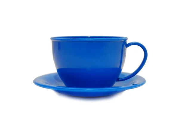 Dark blue cup - toys — Stock Photo, Image