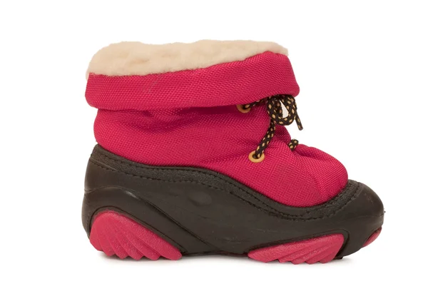 Barn vinter boot — Stockfoto