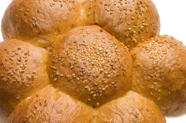 Bílý bochník chleba — Stock fotografie
