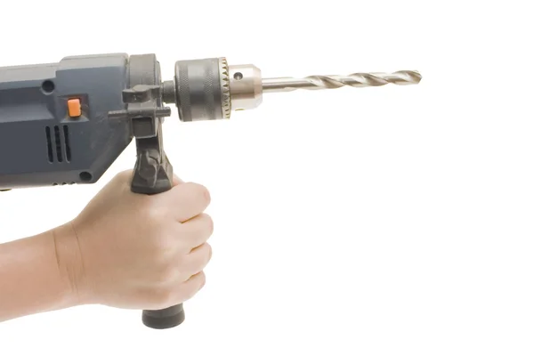 Drill in the hand — Stock Photo, Image