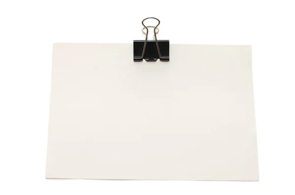Not kağıdı ve küçük resim — Stok fotoğraf
