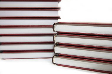 Books on a white background clipart