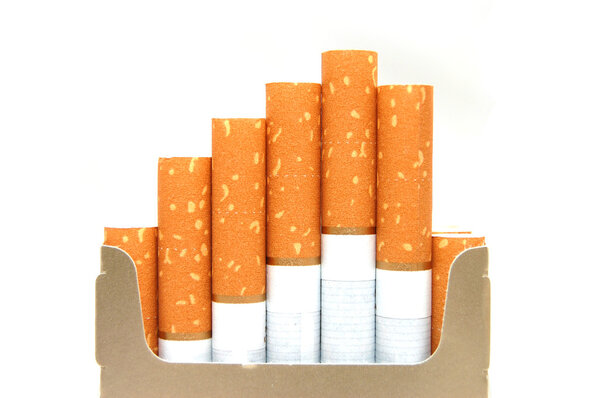 Pack of cigarettes, close-up
