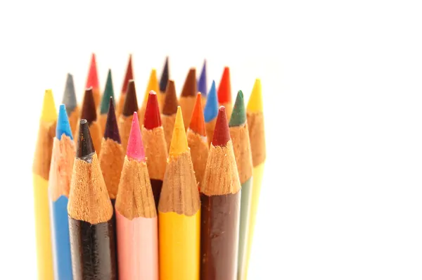Sortimento de lápis coloridos — Fotografia de Stock