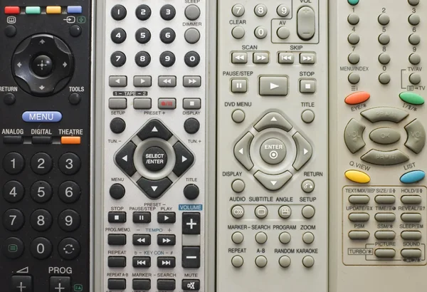 Remote controls for close-up — Stock Photo, Image