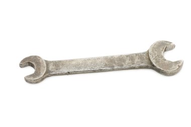 Old rusty spanner clipart