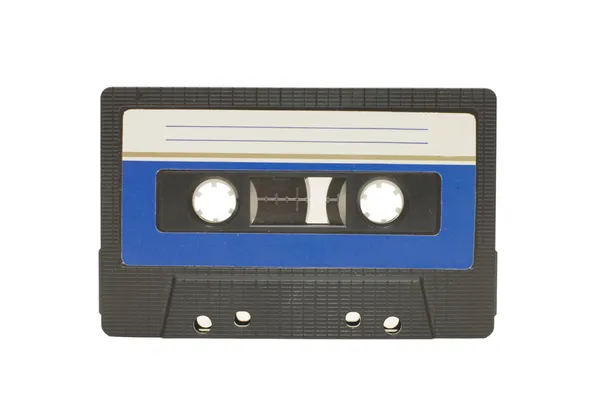 흰색 절연 오디오 카세트 — 스톡 사진