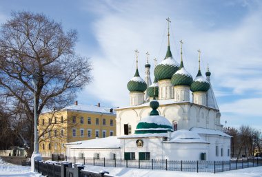 The old church of the city of Yaroslavl clipart