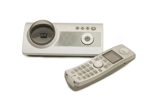Telefon izolované na bílém — Stock fotografie