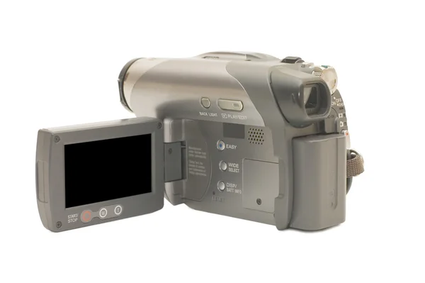 Šedá videokamera — Stock fotografie