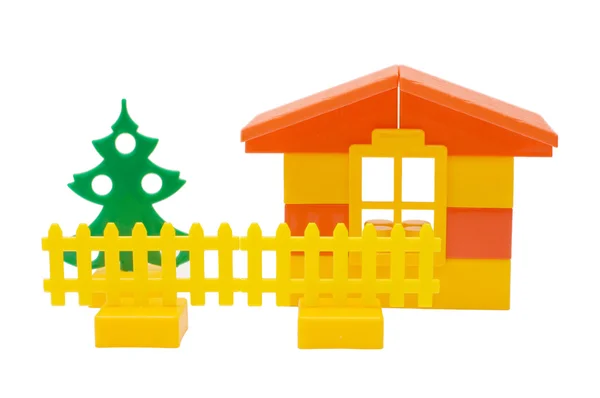 Toy house isolated on white — Stock Photo, Image