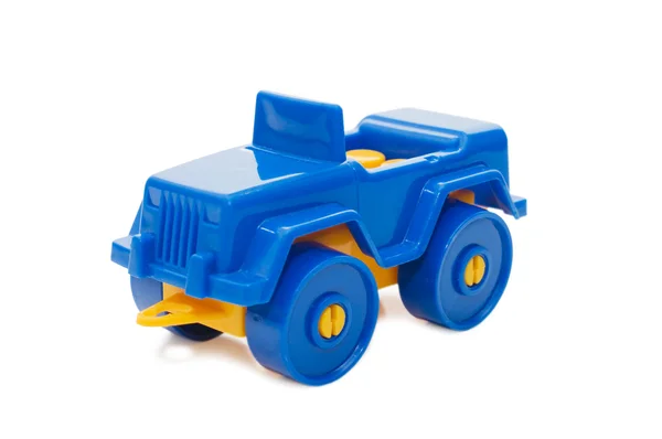 La macchina giocattolo da materia plastica — Foto Stock