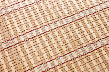 Bambu hasır arka plan closeup