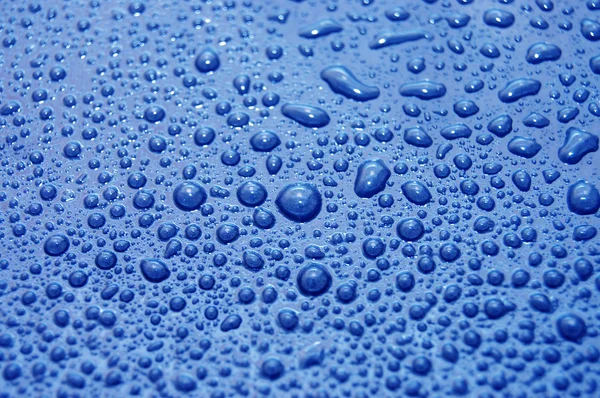 Waterdruppels op glas. regendruppels. — Stockfoto