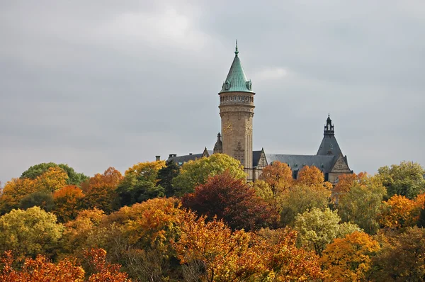 Вид на крепость в Люксембурге — стоковое фото