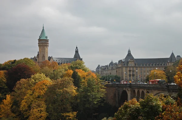 stock image Kind on a fortress in Luxembourg