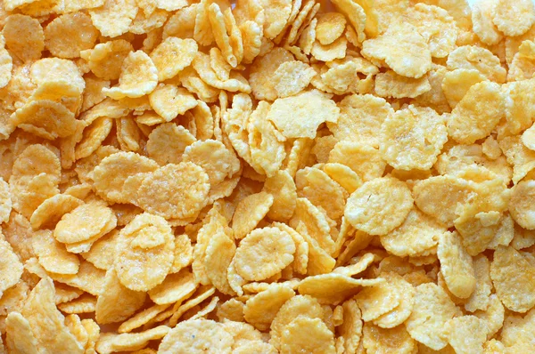 Cornflakes achtergrond, close-up — Stockfoto