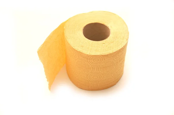 Toilet paper isolated on white — Stock Photo, Image