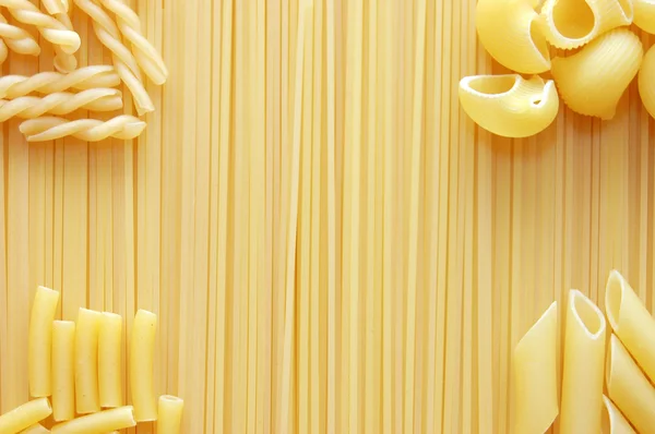 Detail makarony těstoviny užitečné jako pozadí — Stock fotografie
