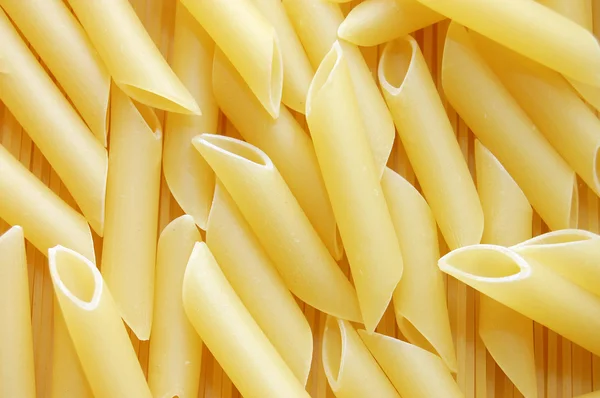 Detail der Makkaroni-Pasta nützlich als Hintergrund — Stockfoto