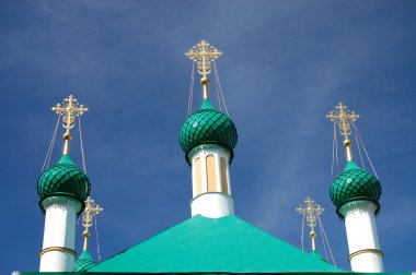 Vintage church, Pereslavl-Zalesskiy, Russia clipart