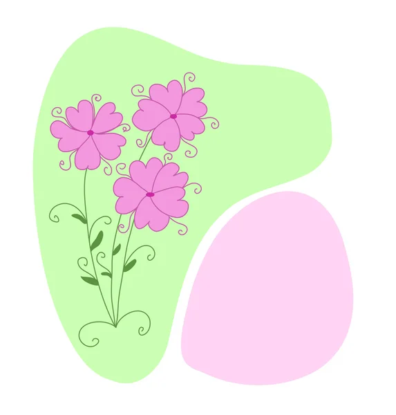 Blommig bakgrund Royaltyfria illustrationer
