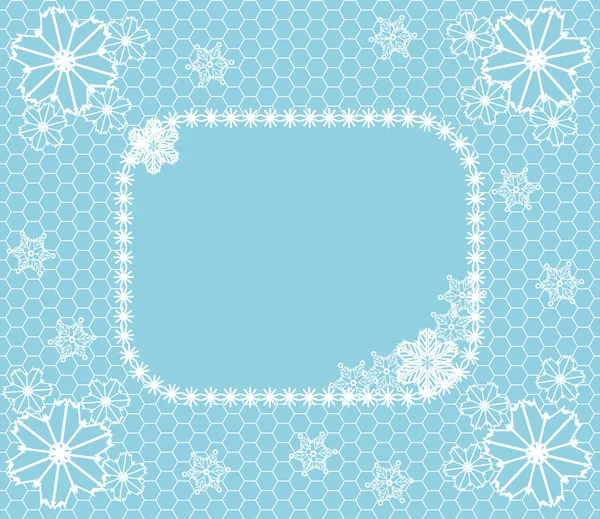 Winter lace — Stock Vector