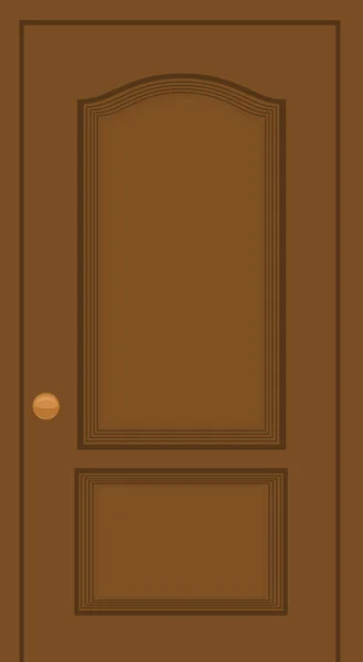 Деревянная дверь — стоковый вектор