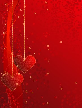 Valentine's day greeting card clipart