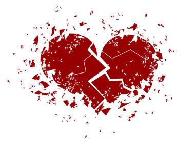 Broken heart clipart