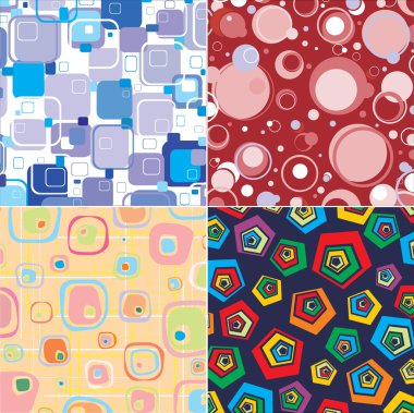 Super stylish backgrounds.Vector. clipart