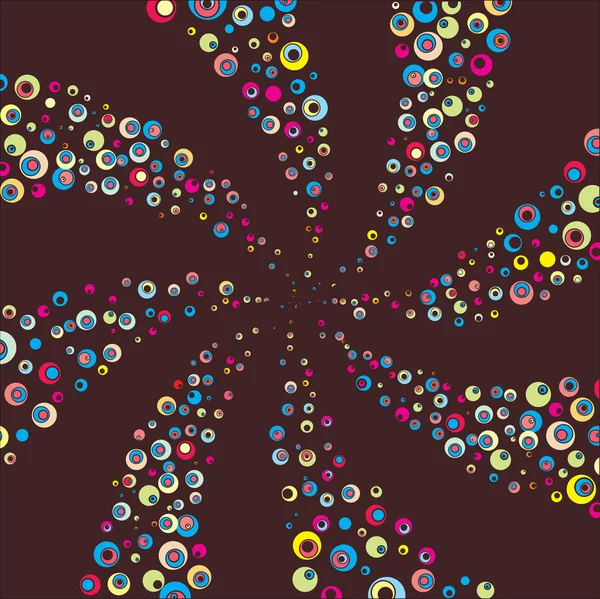 Joyeux spirale . — Image vectorielle