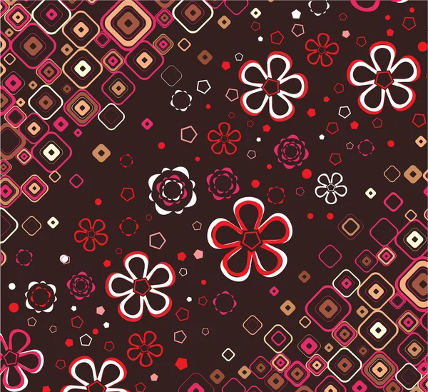 Floral wallpaper. — Stock Vector