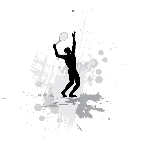 Joueur de tennis hommes — Image vectorielle