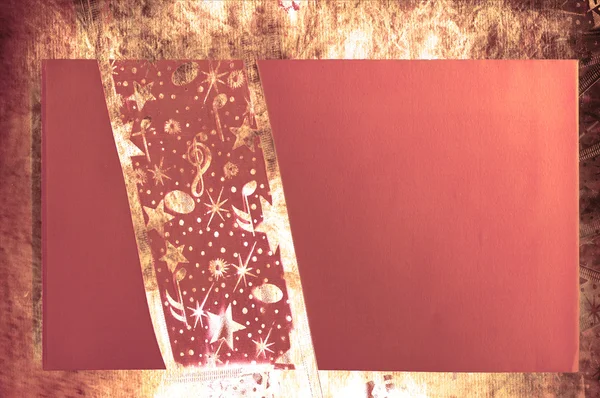 Красная открытка — стоковое фото
