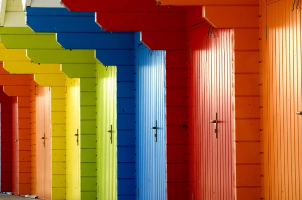 stock image Beach huts