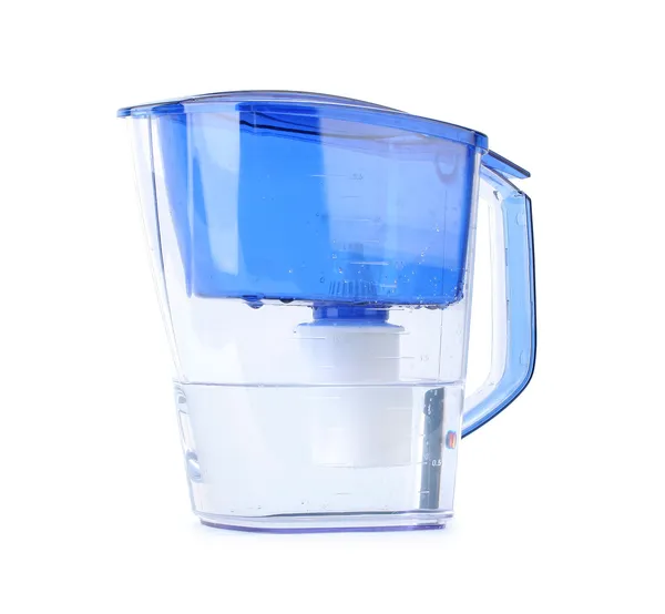 Filtro de água isolado em branco — Fotografia de Stock