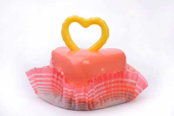 Tatlı pasta ile — Stok fotoğraf