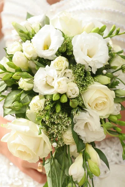 Bouquet a rose the white — Stock Photo, Image