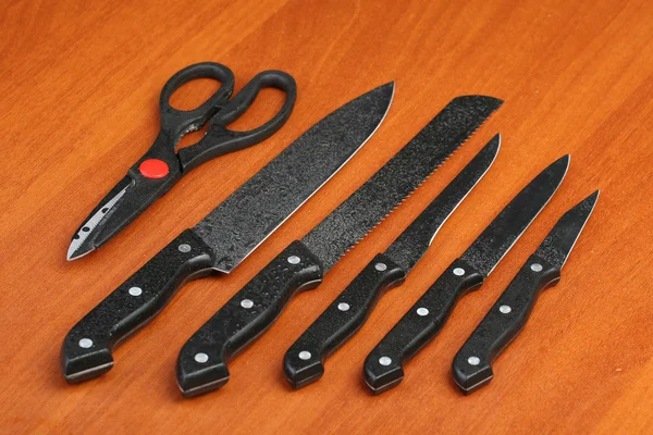 Conjunto de facas — Fotografia de Stock