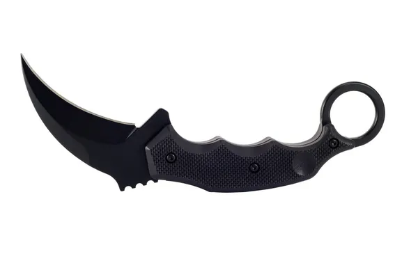 Beyaz zemin üzerine Karambit ayır — Stok fotoğraf