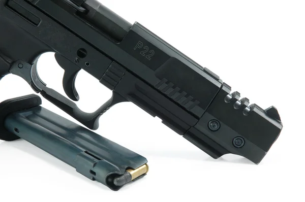 Gun on white background isolated — Stock Photo, Image
