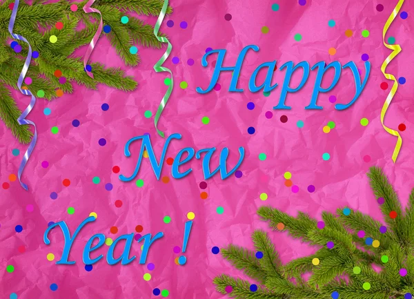 Cartão rosa para o feriado — Fotografia de Stock