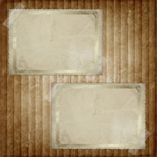 Ročník kartu ze starého papíru — Stock fotografie