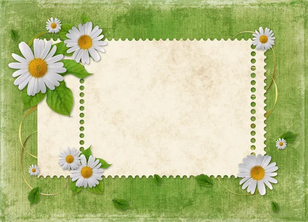 Az ünnep a virágok kártya Stock Kép