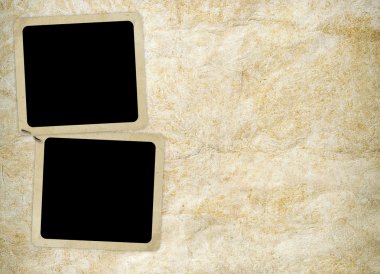 Vintage eski kağıt kartından