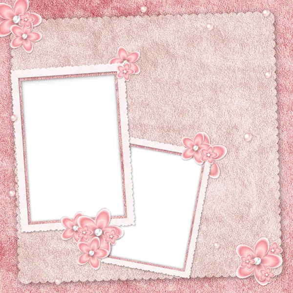 La tarjeta para la fiesta de las flores —  Fotos de Stock