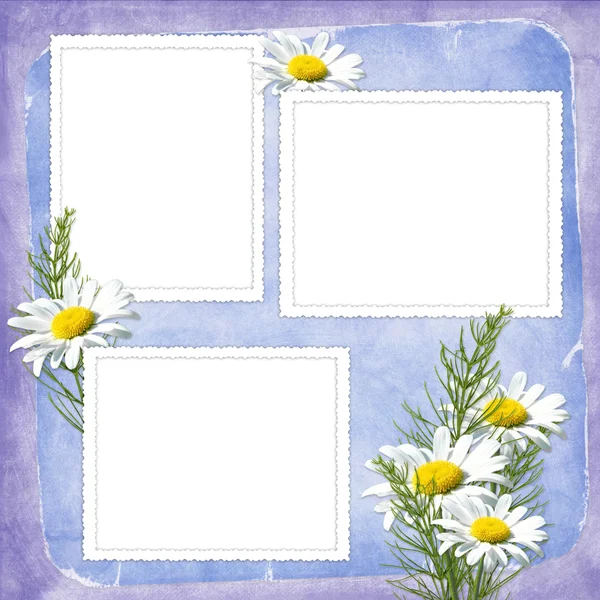 Engagement scrapbook layouts | Floral Border frames Scrapbook page ...