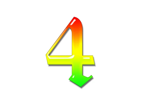 Rainbow alphabet — Stock Photo, Image