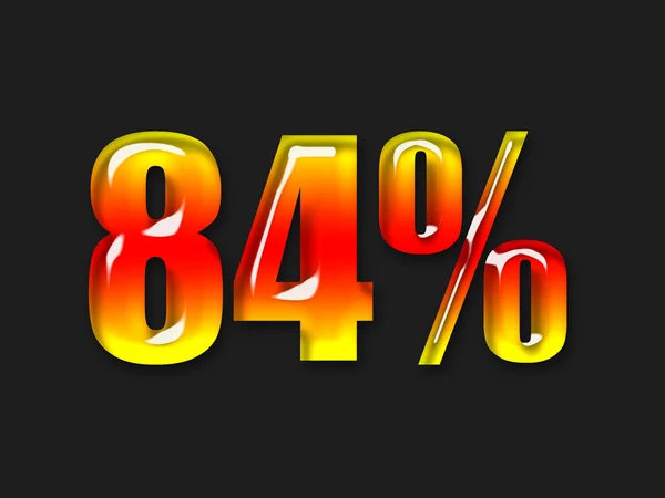 Heta procentsymbol — Stockfoto
